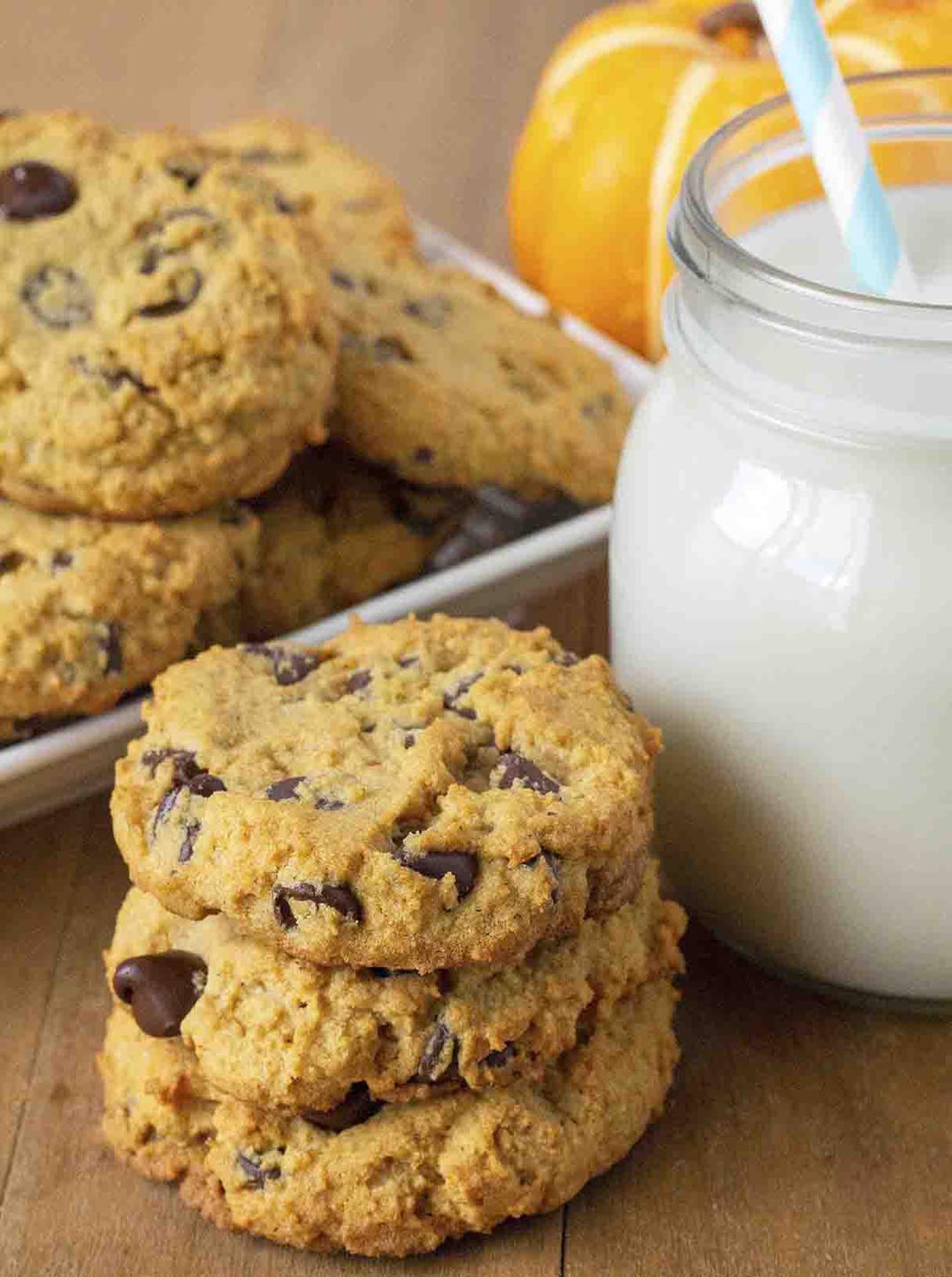 Gluten Free Pumpkin Chocolate Chip Cookies