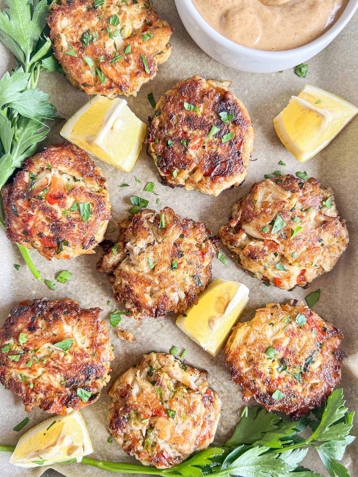 Heavenly Crab Cakes (Low-fat!)