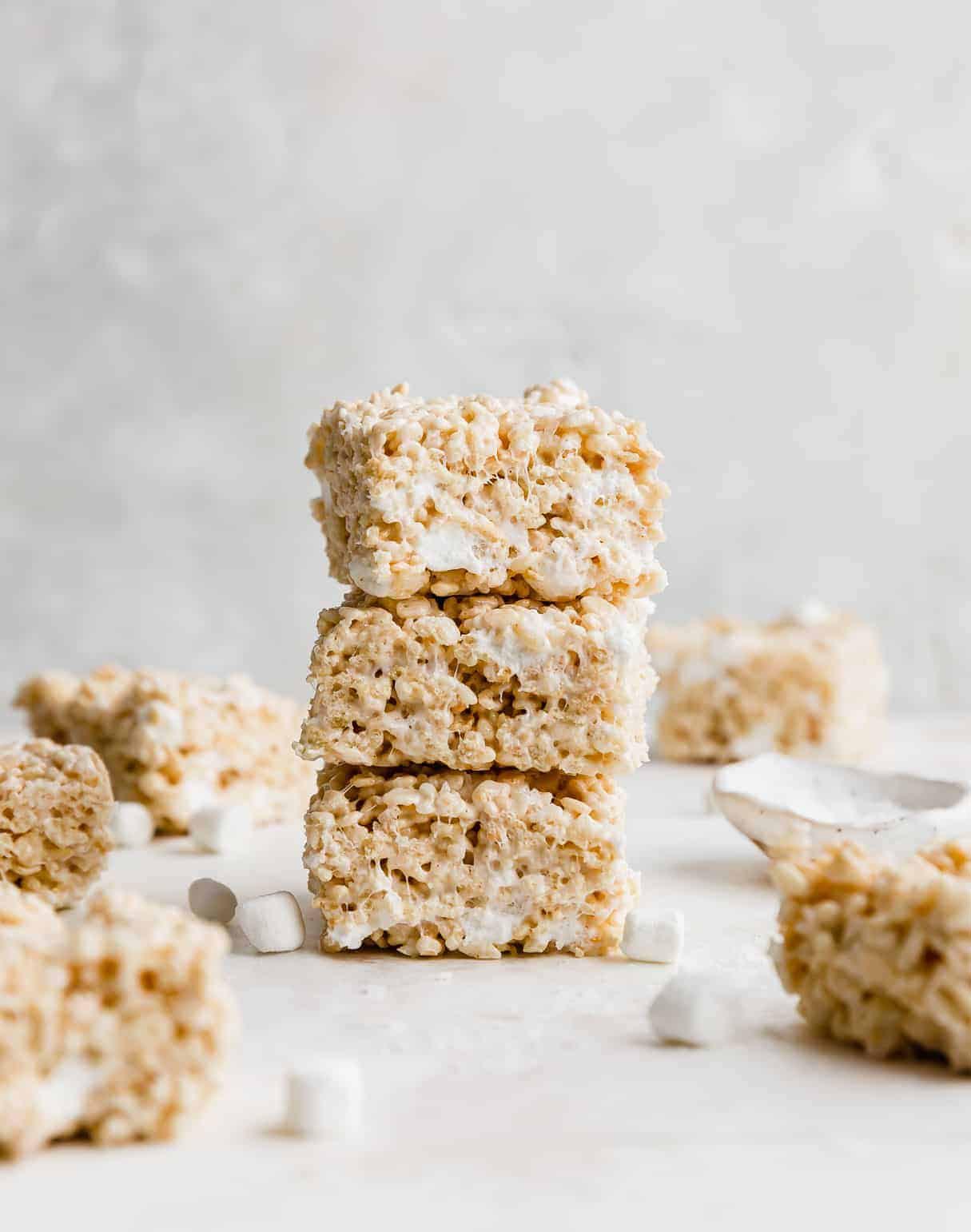 Salted Brown Butter Rice Krispie Treats