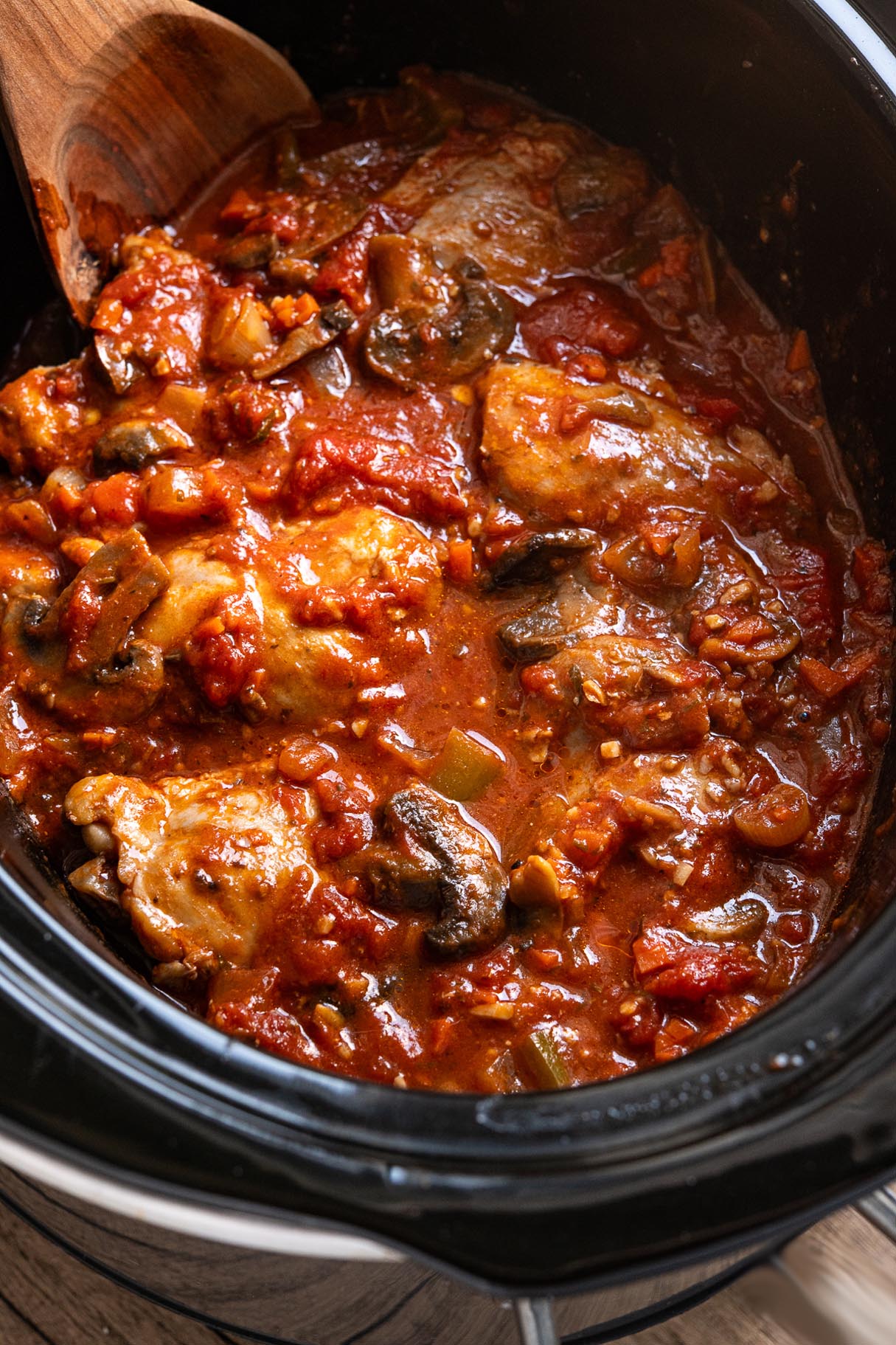 Slow Cooker Chicken Cacciatore