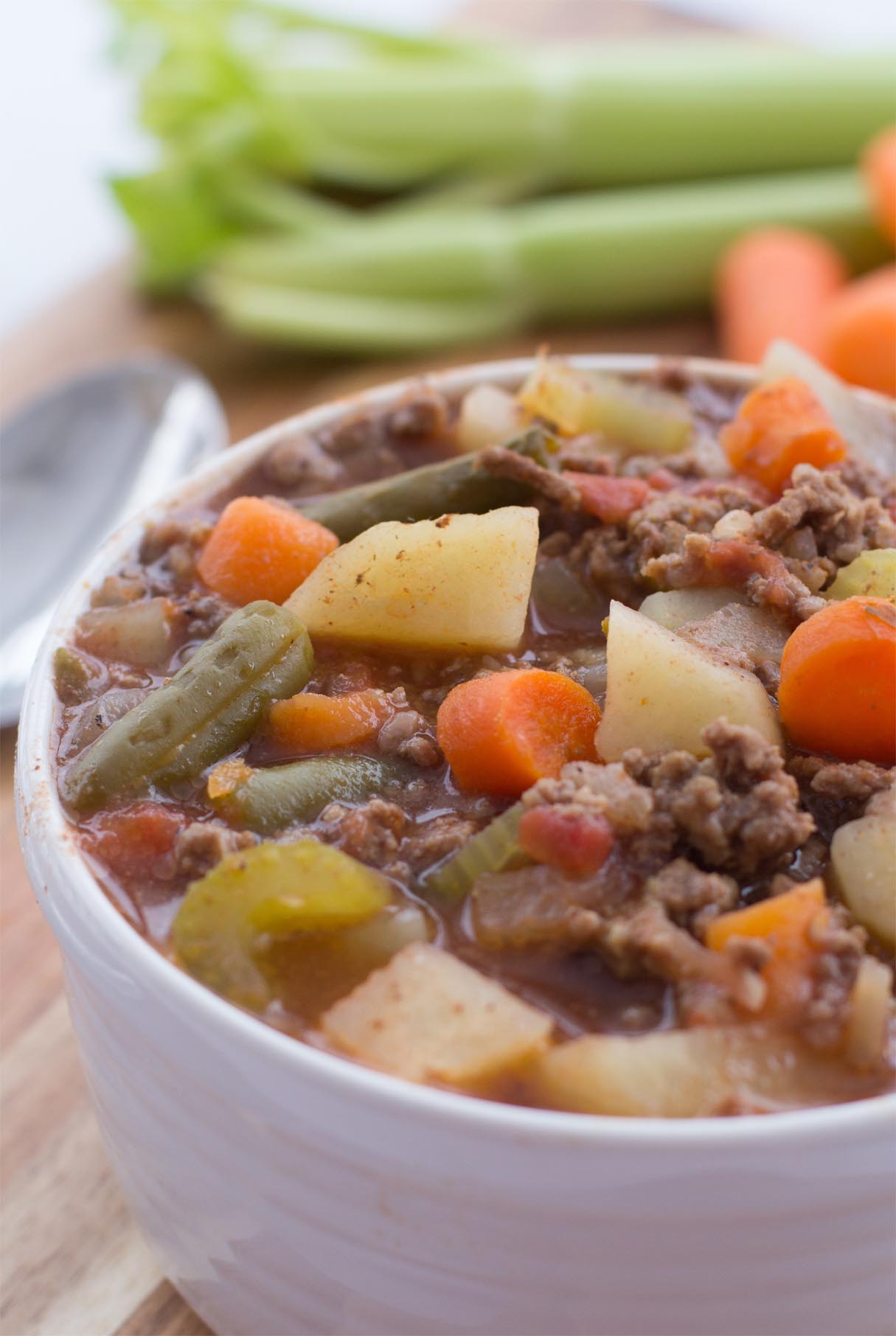 Slow Cooker Hamburger Soup