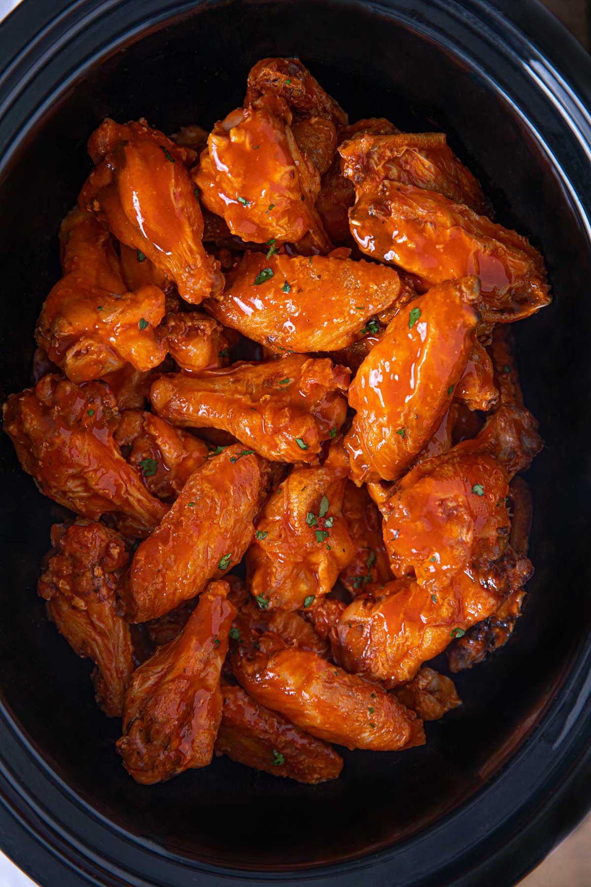 Slow Cooker Honey Buffalo Wings