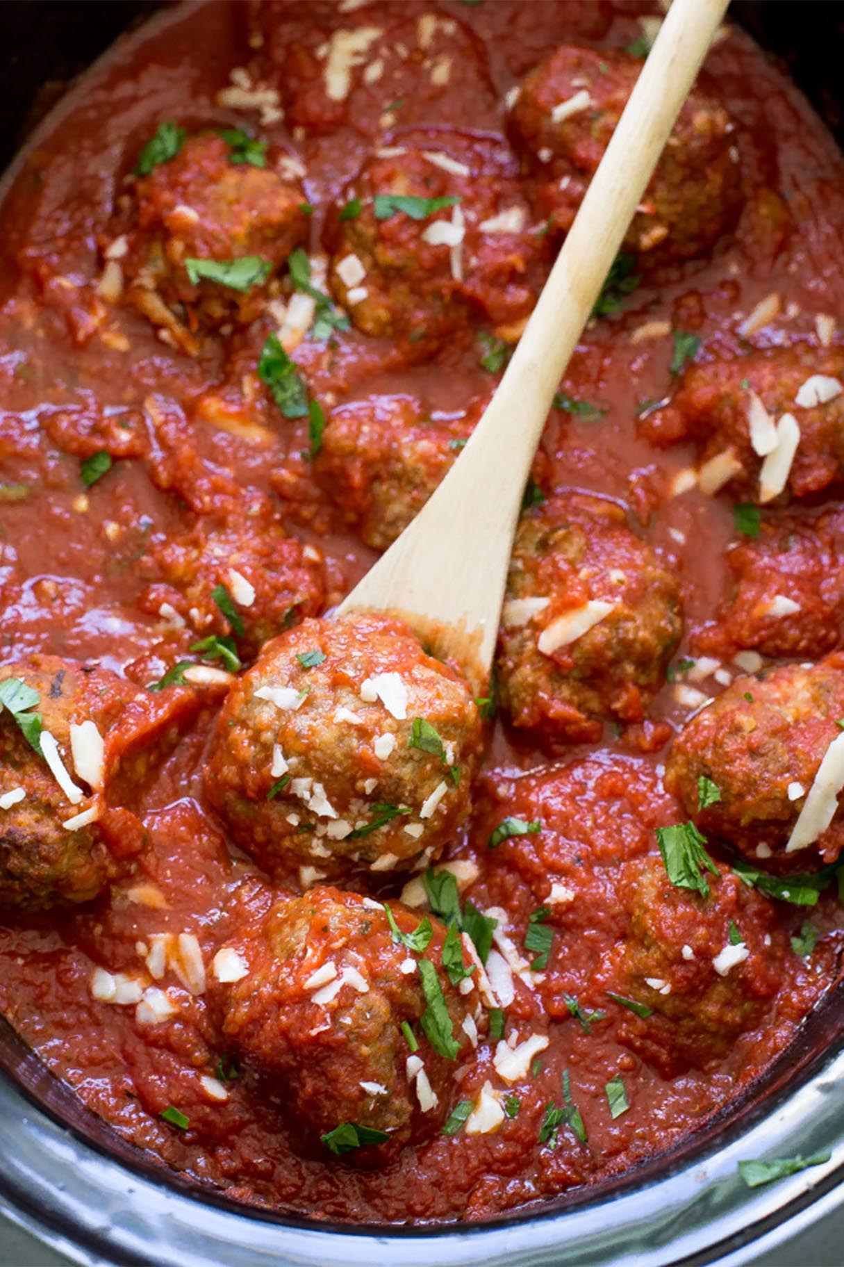 Slow Cooker Italian Meatballs