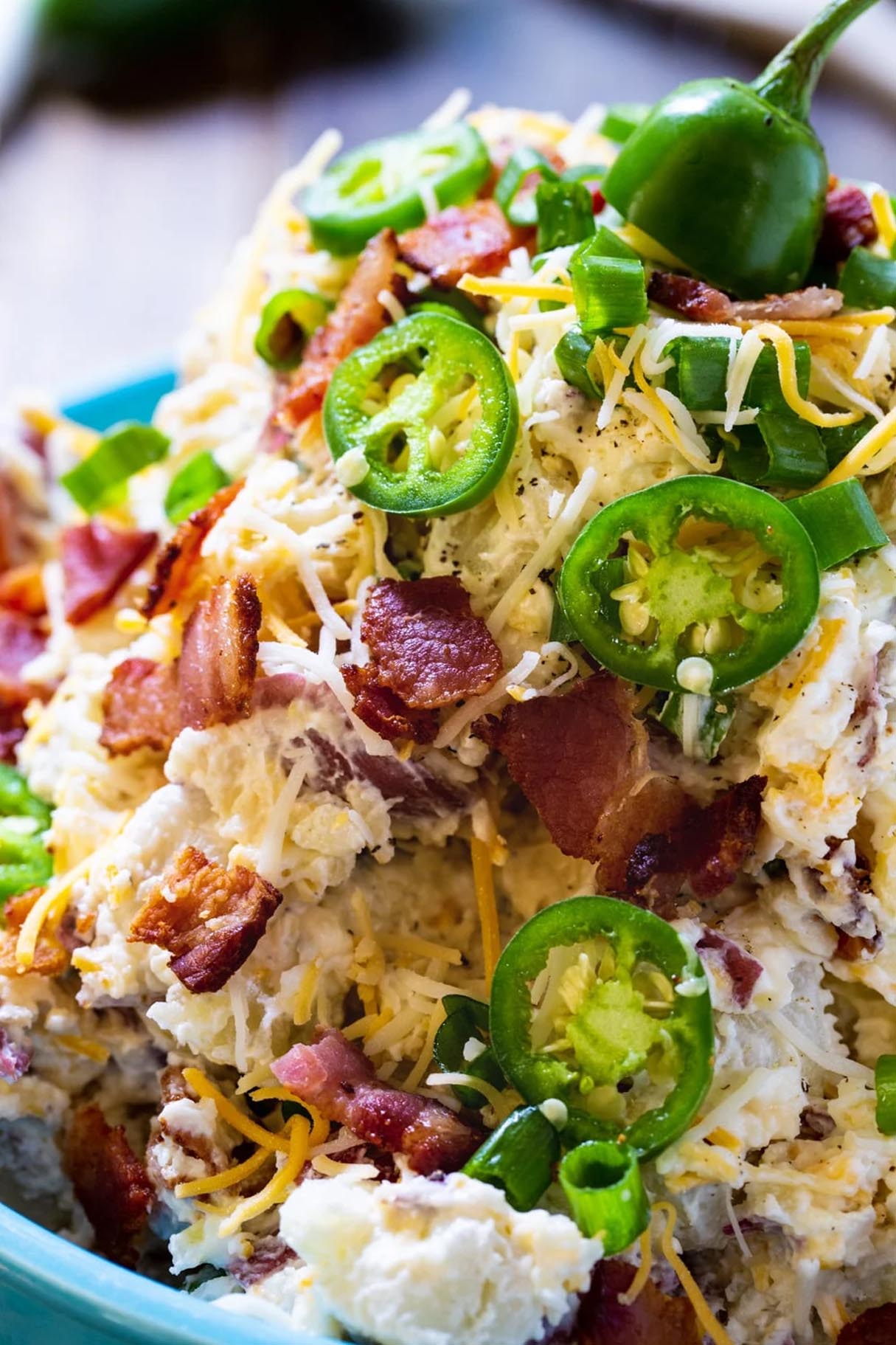 Spicy and Delicious Jalapeño Popper Potato Salad