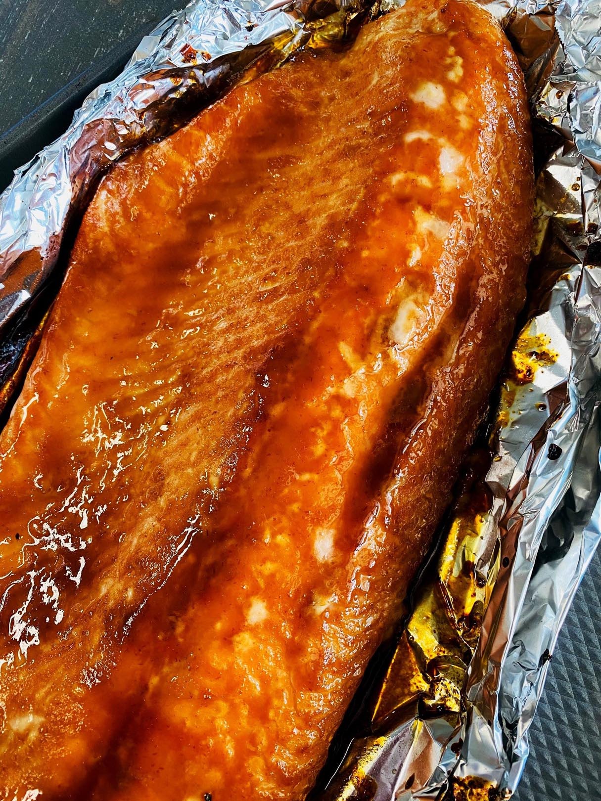 Traeger Smoked Salmon with Kosher Salt, White and Brown Sugar