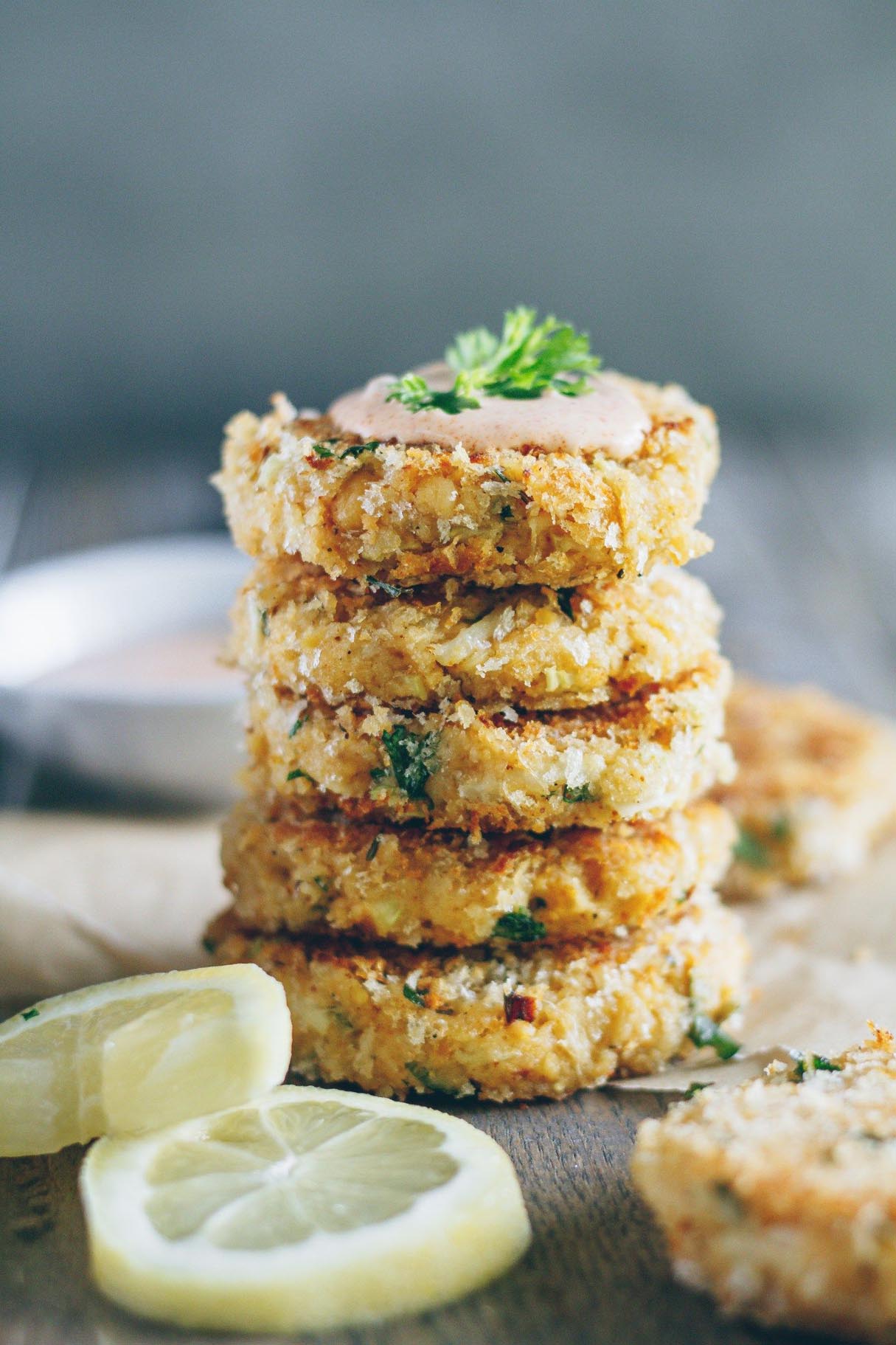 Vegan Crab Cakes with Old Bay Seasoning