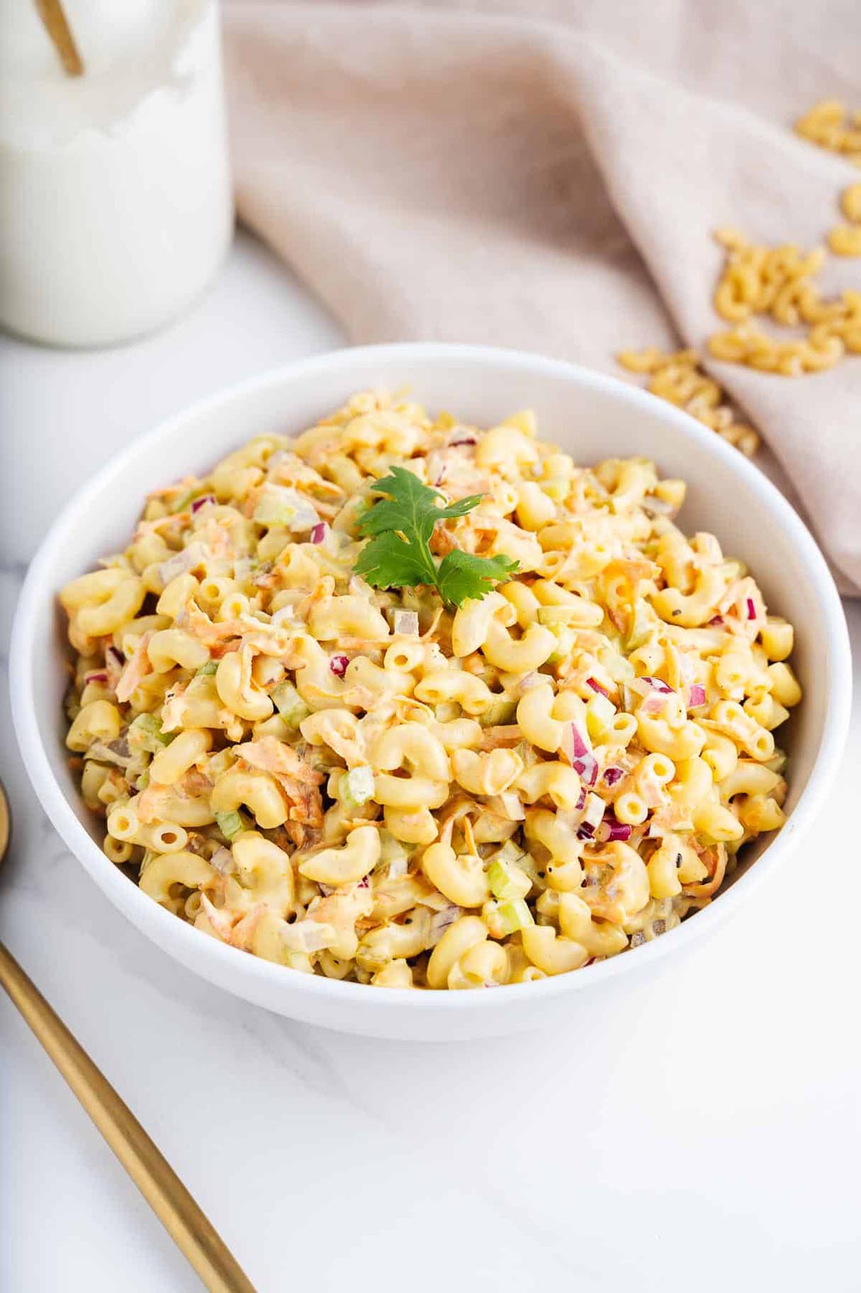 Vegan Mexican Macaroni Salad (Ensalada de Coditos)