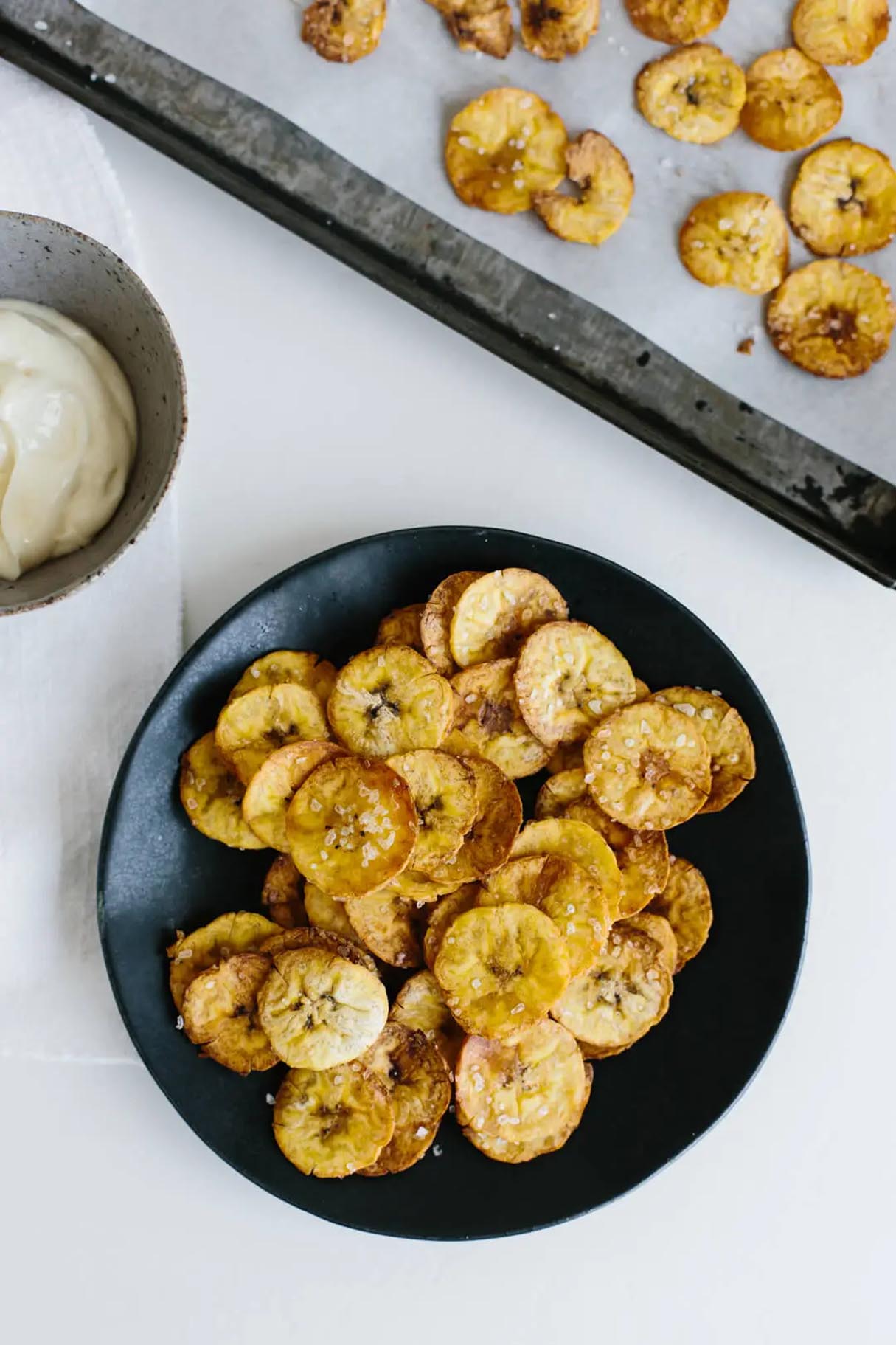 Baked Plantain Chips