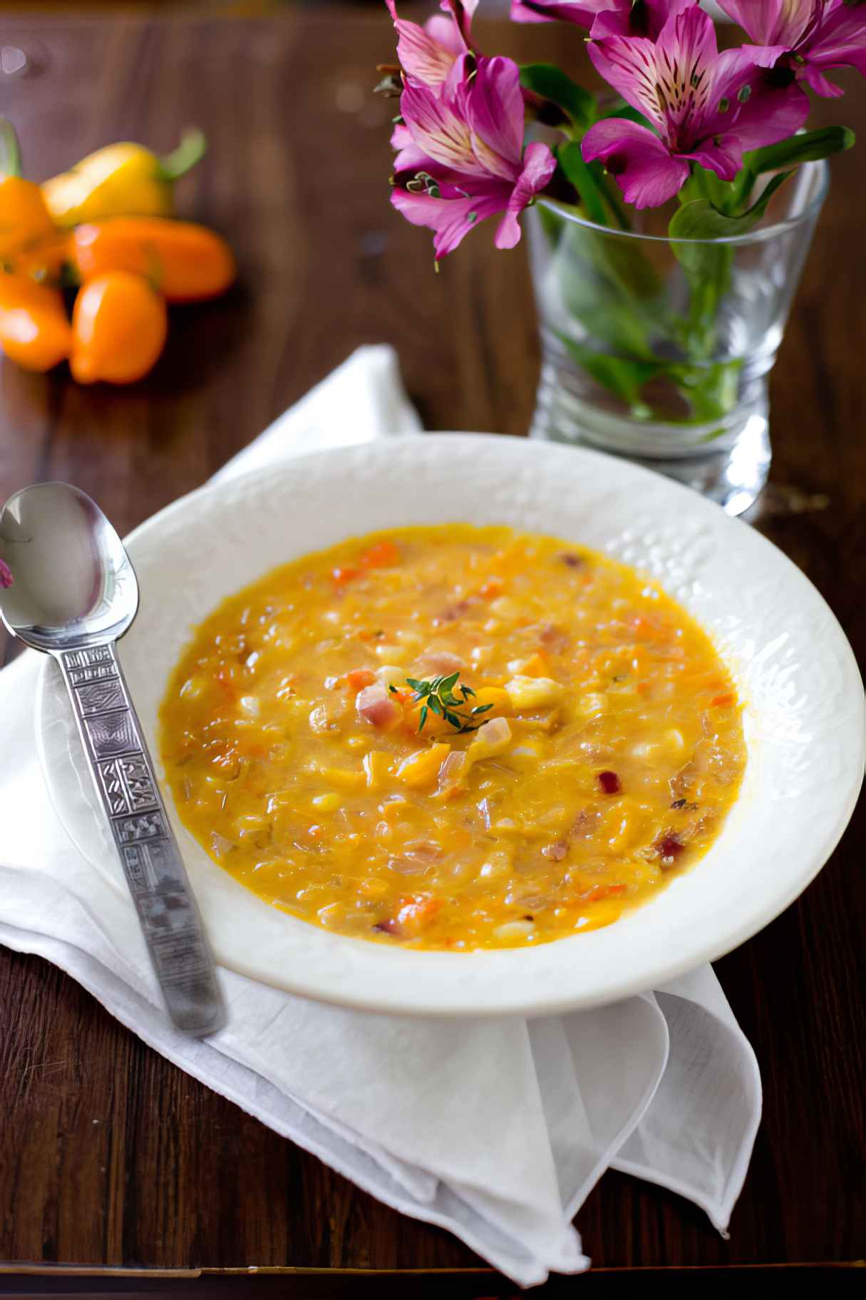 Bell Pepper Corn Soup Recipe