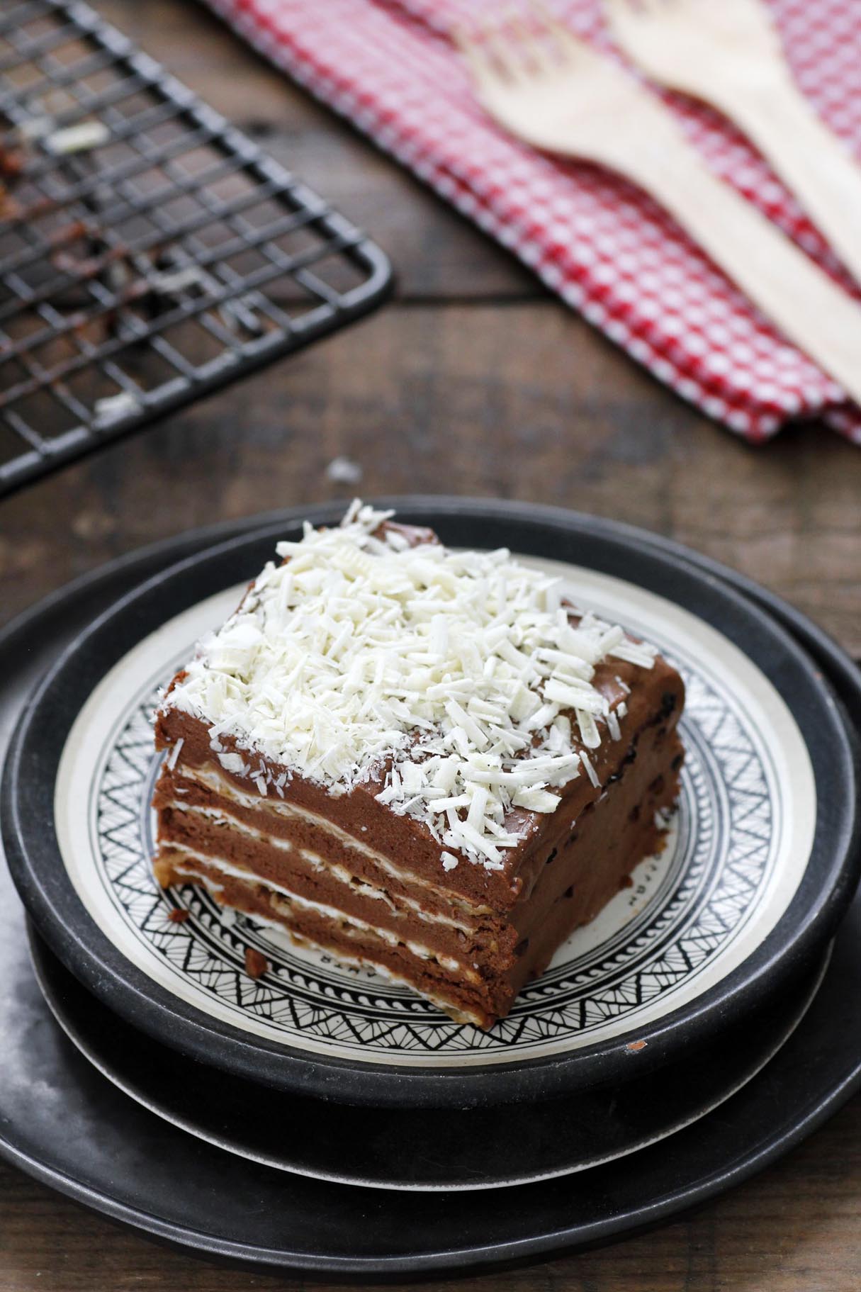 Chocolate Matzo Layer Cake