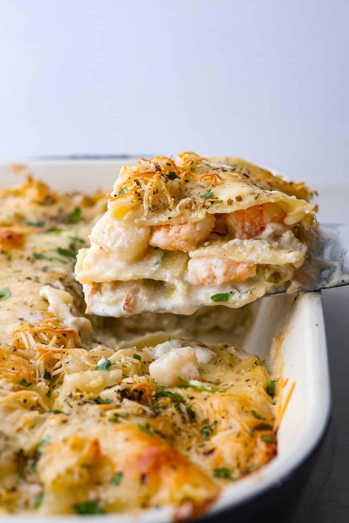 Easy Seafood Lasagna
