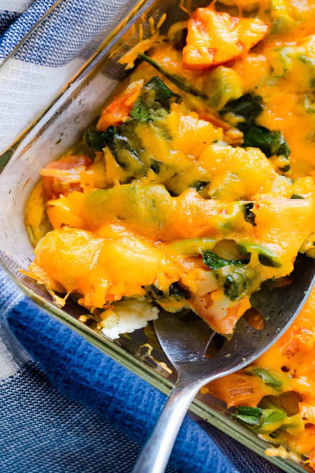 Easy Vegetarian Breakfast Casserole With Tater Tots