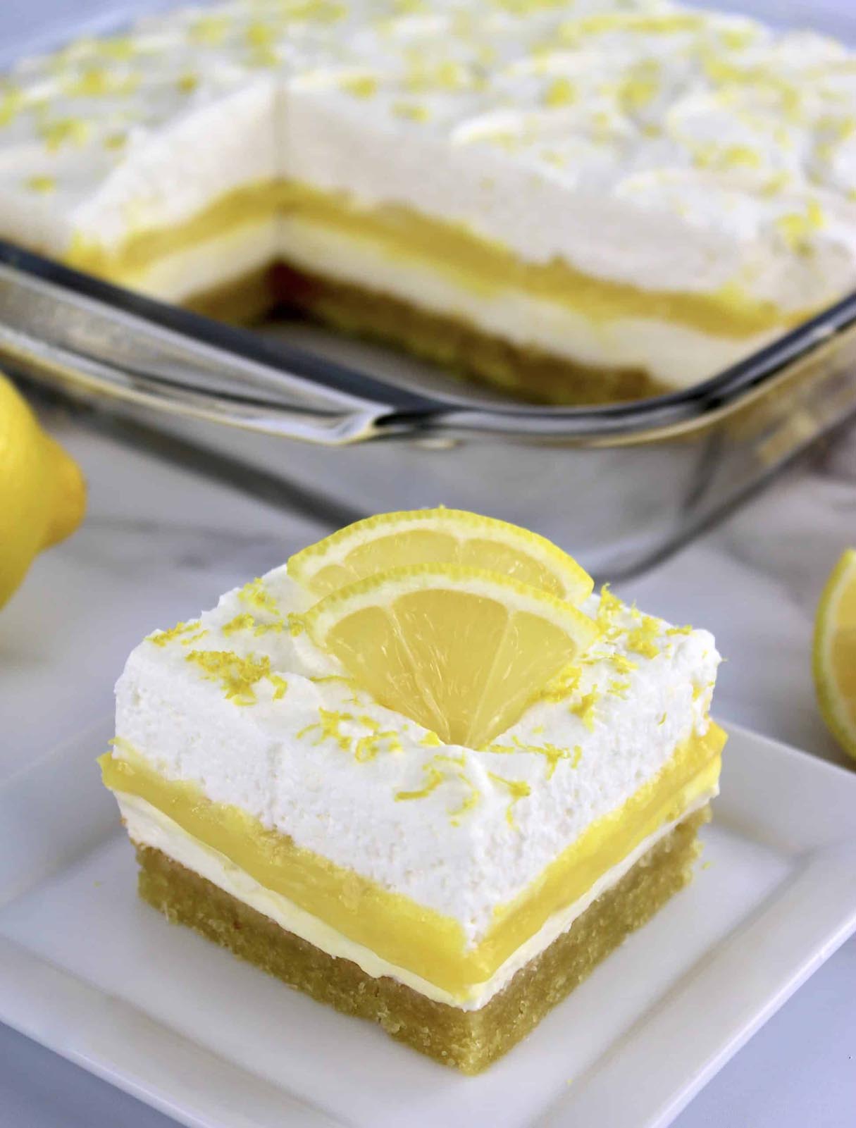 Keto Lemon Lush Dessert
