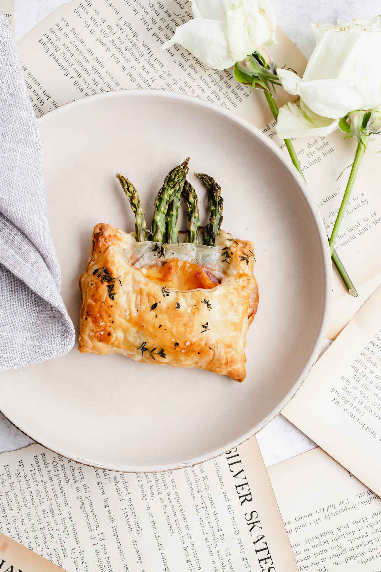 Make at Home Asparagus Puff Pastry Pocket Squares