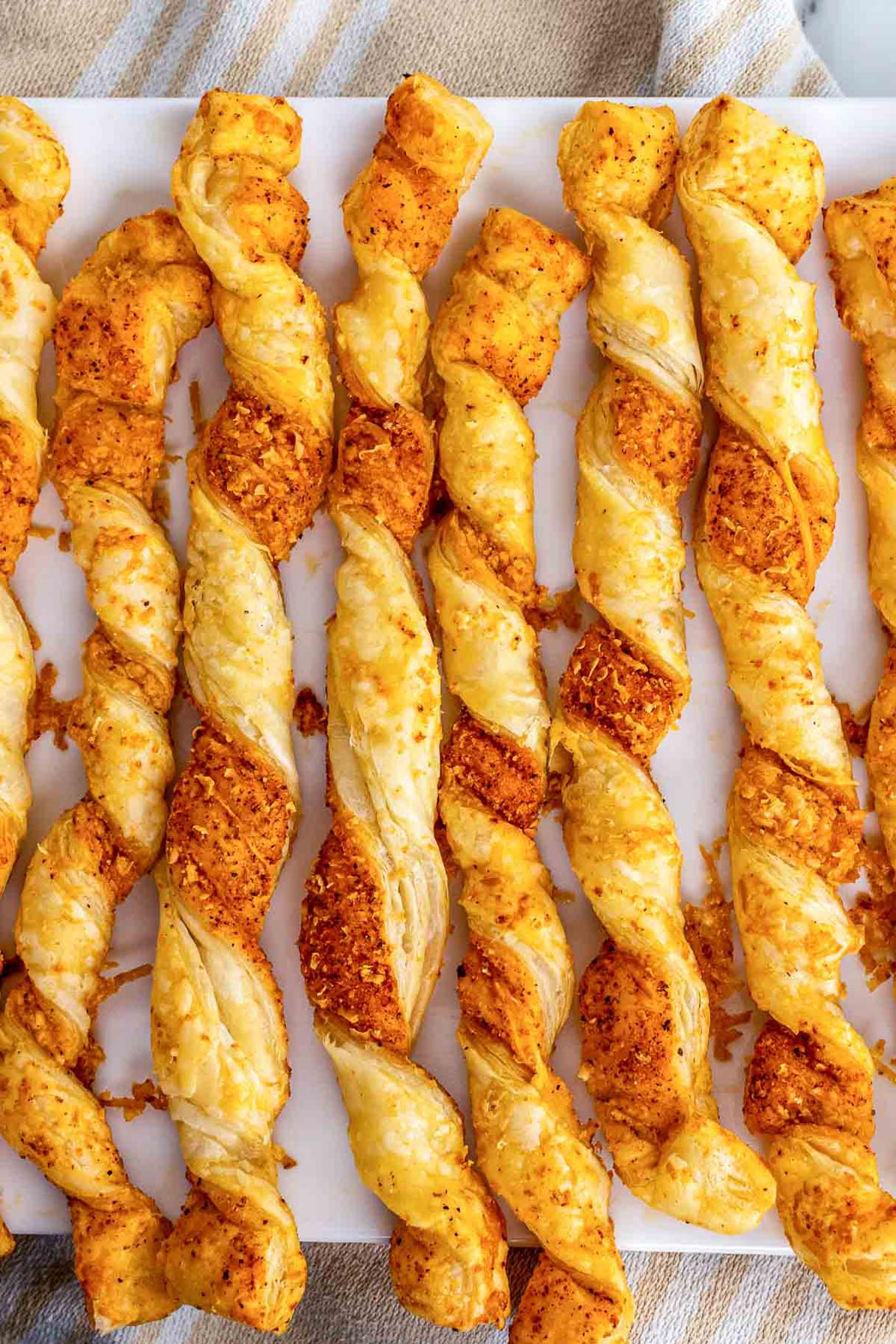 Puff Pastry Cheese Straws - the Best Party Finger Food! (Pair with Deviled Eggs)