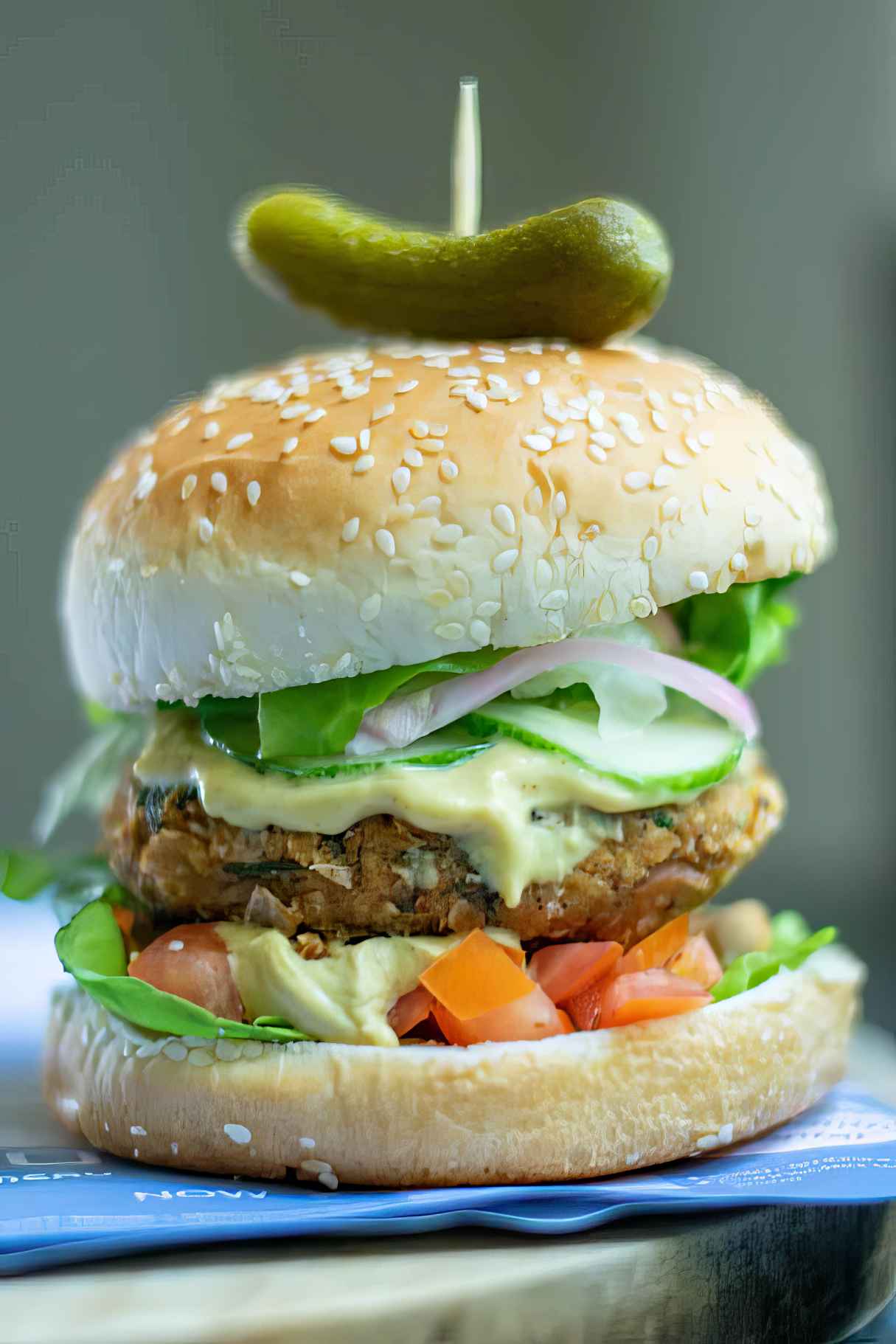 Air Fryer Veggie Burgers (Vegan, GF)