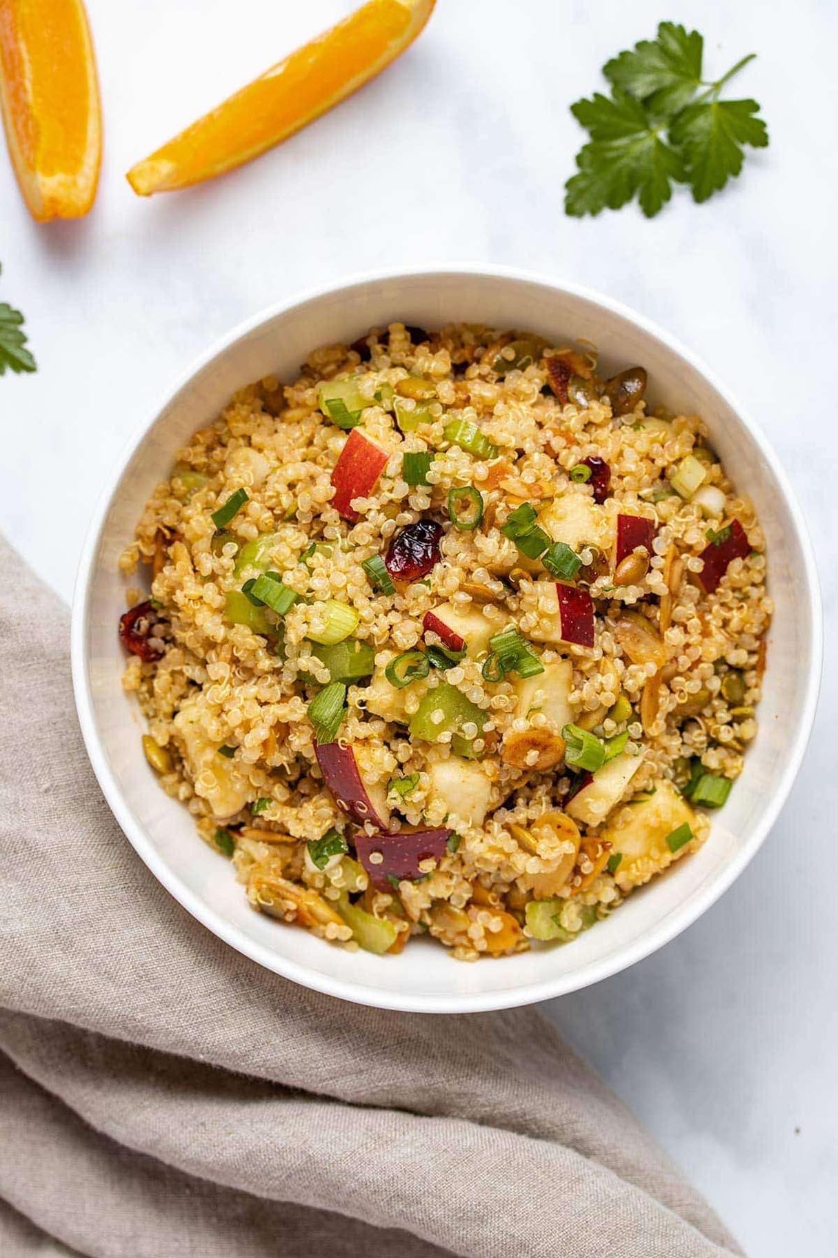 Almond Apple Quinoa Salad