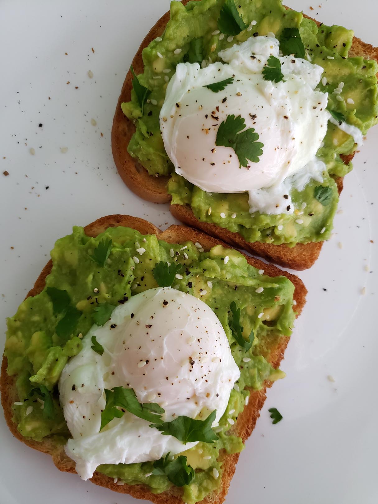 Avocado Stuffed French Toast with Poached Egg – gluten free!