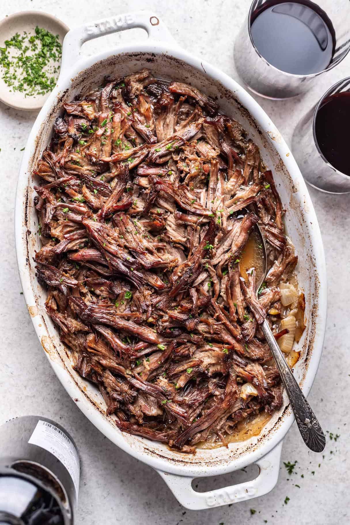 Braised Beef Chuck Roast Recipe for Sandwiches, Tacos, etc.