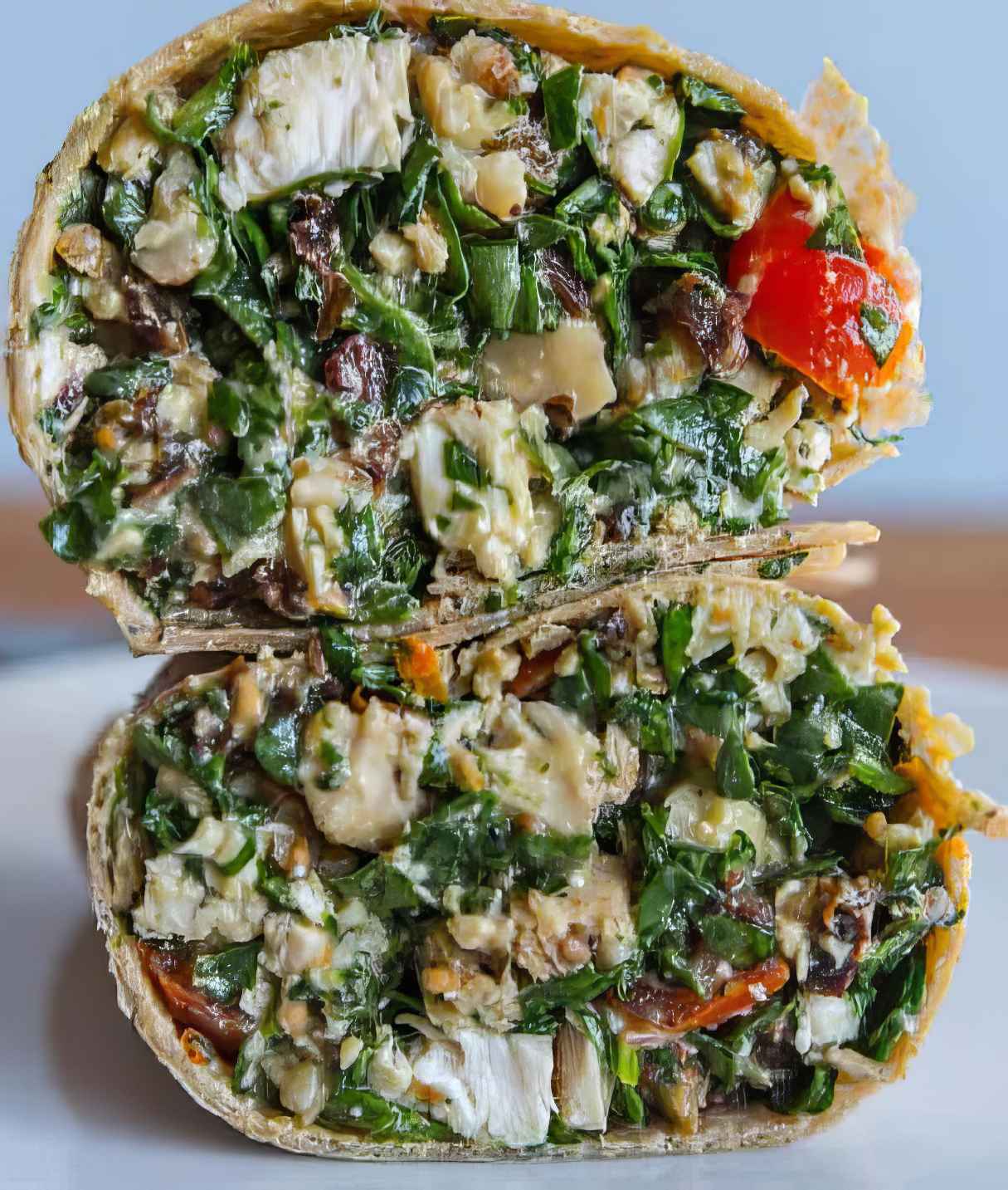 Chopped Chicken Salad Wrap (How to Use Leftover Chicken)