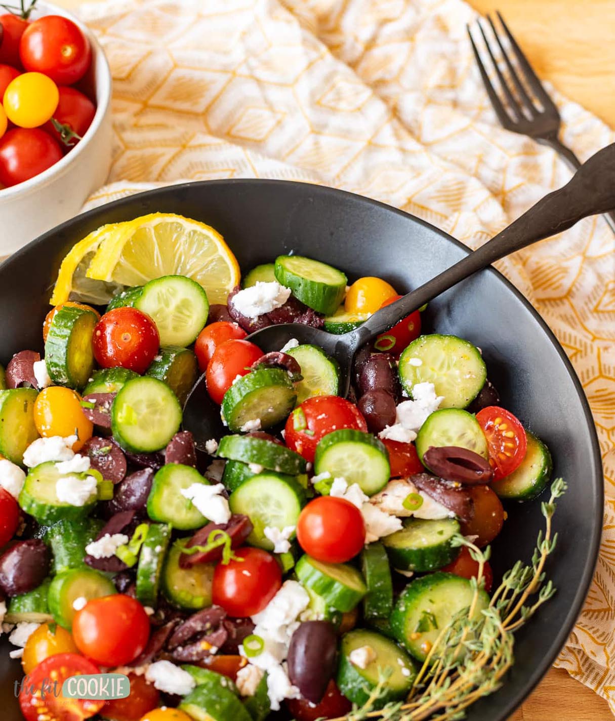 Classic Greek Salad (Dairy Free & Low Carb)