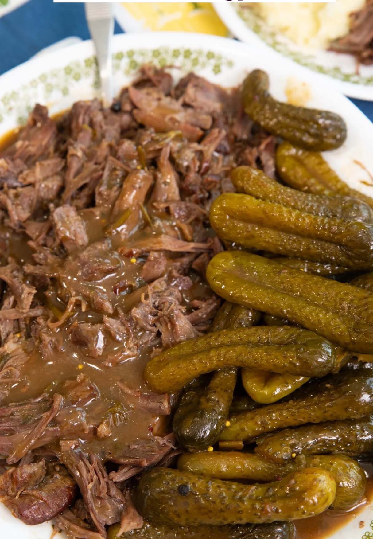 Crock Pot Dill Pickle Pot Roast