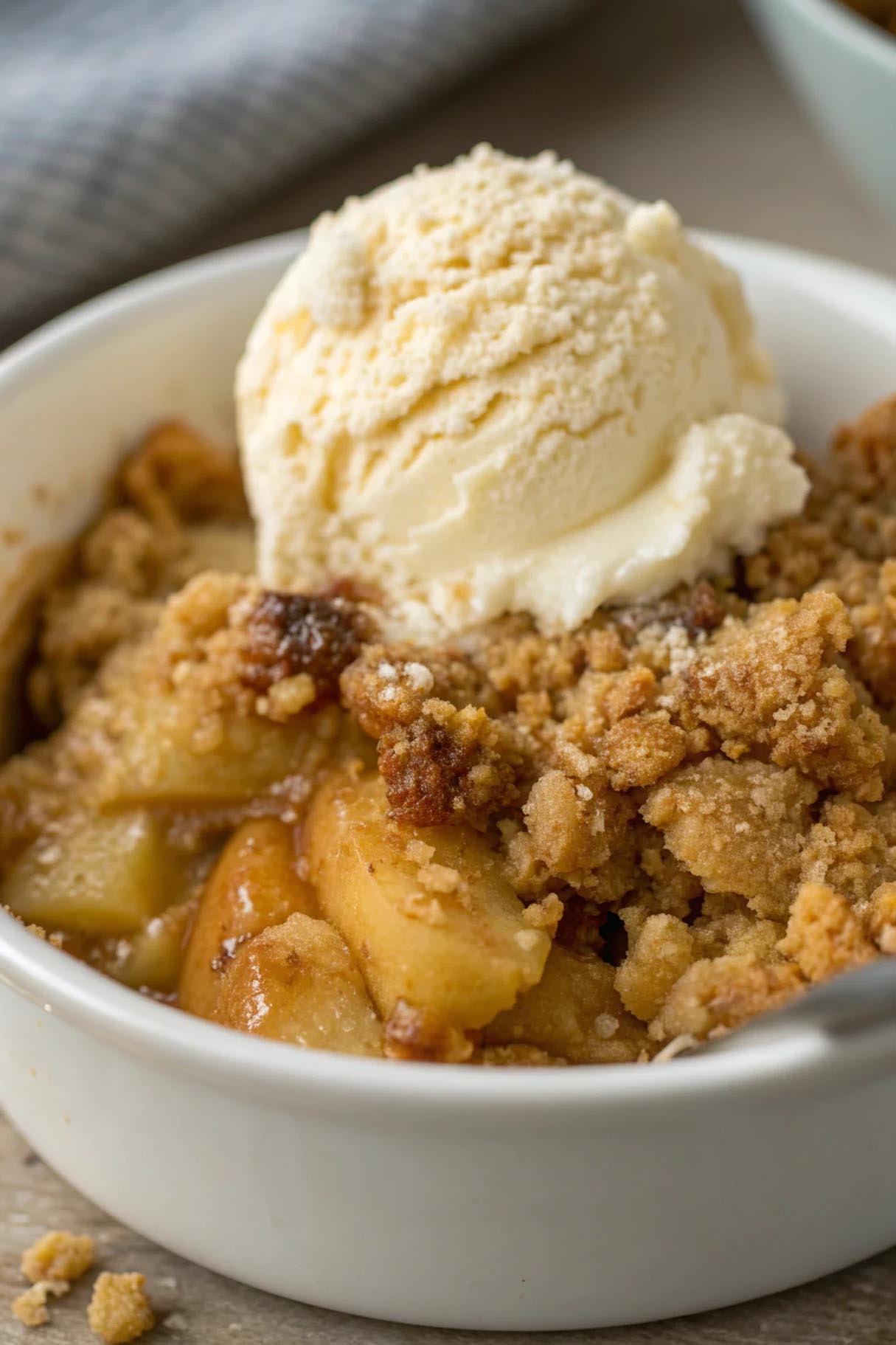 Double Crumble Apple Crisp