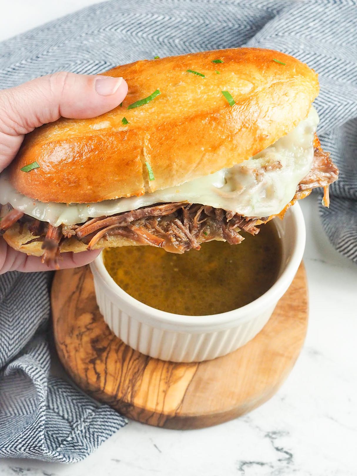 Easy Instant Pot French Dip Sandwich Recipe