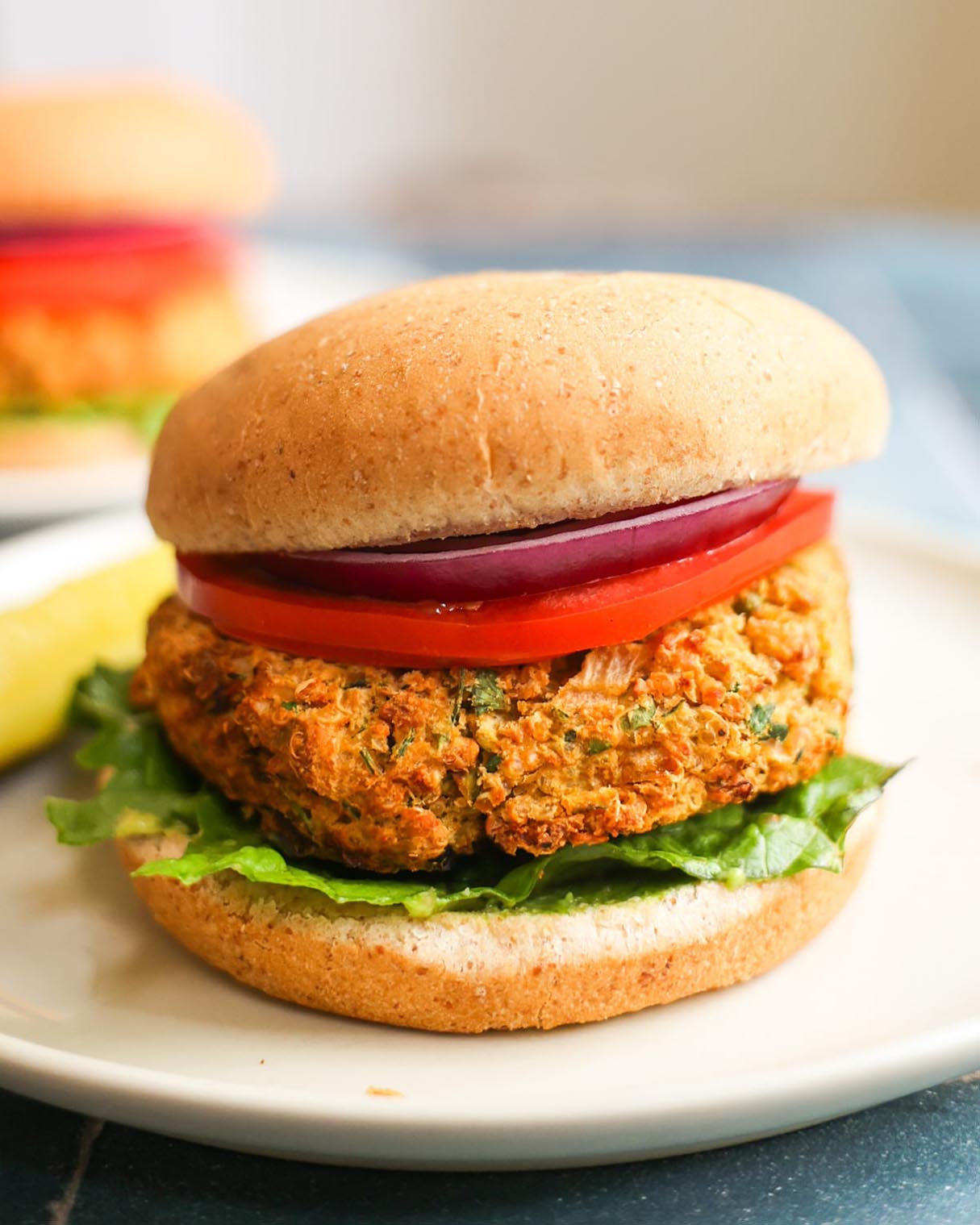 Flavorful Hummus Chickpea Vegan Burgers
