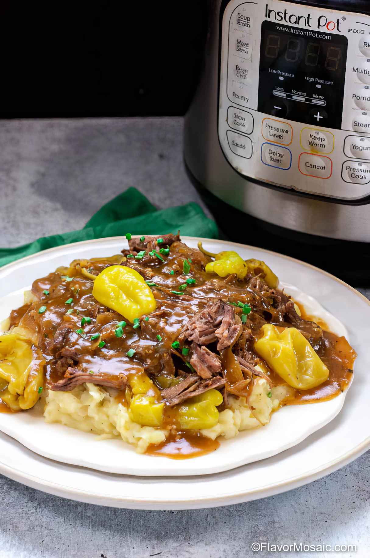 Instant Pot Mississippi Pot Roast