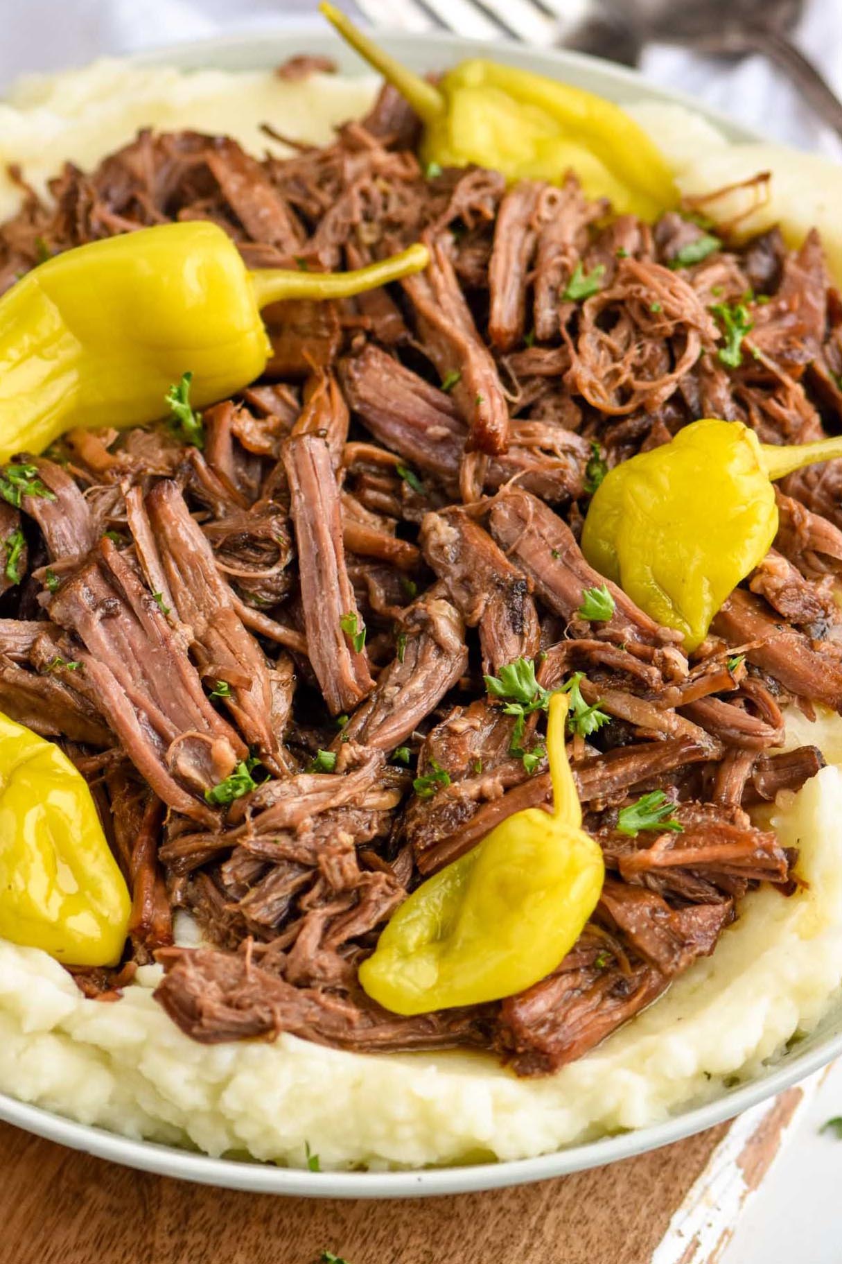 Mississippi Pot Roast {The BEST Pot Roast EVER}