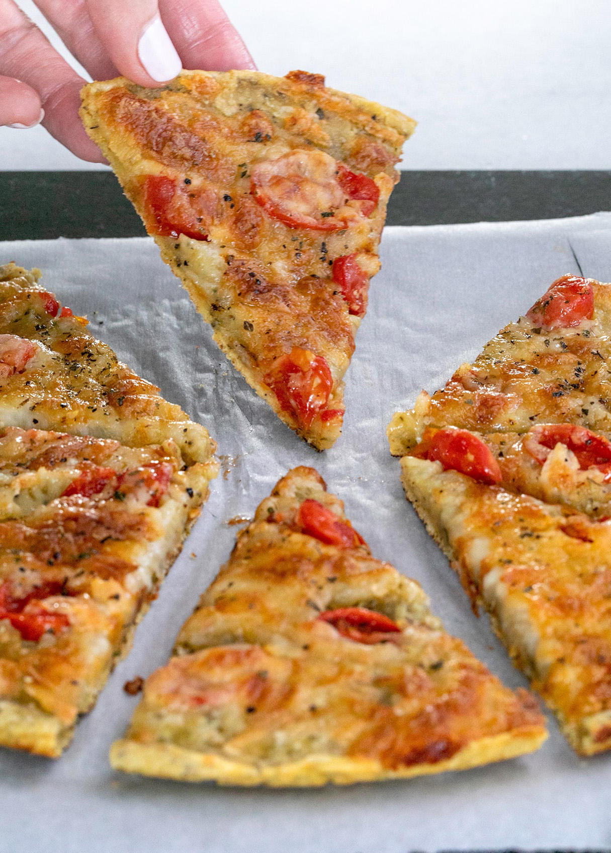 Naturally Grain Free Chickpea Crust Pizza
