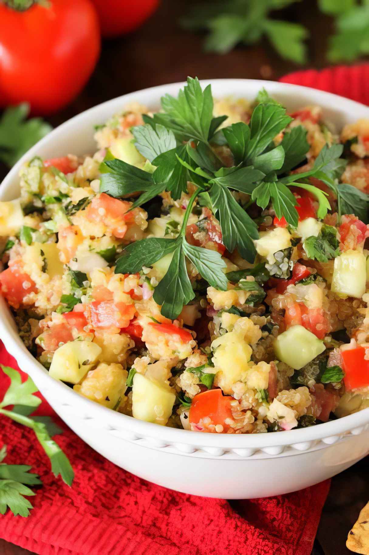 Quinoa Tabouli {or Tabbouleh}