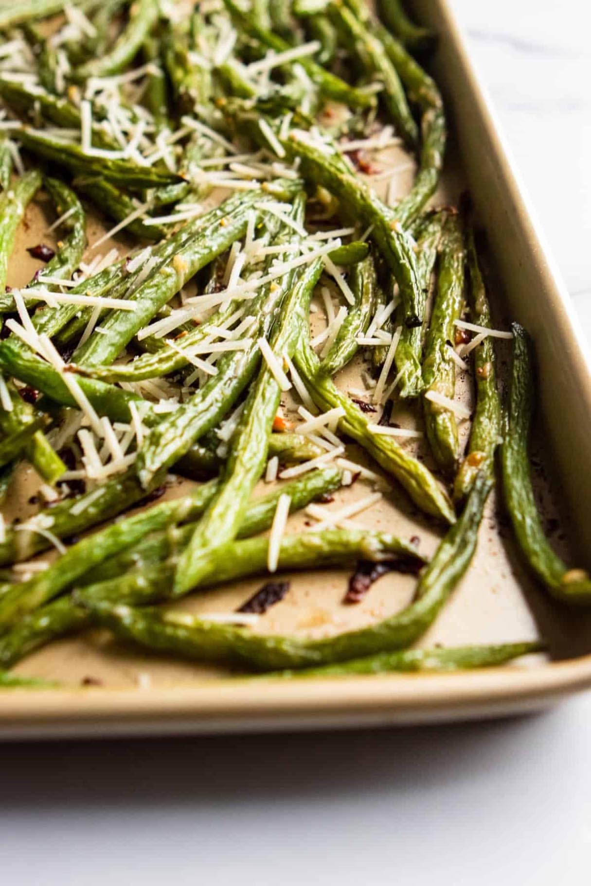 Roasted Parmesan Green Beans Recipe