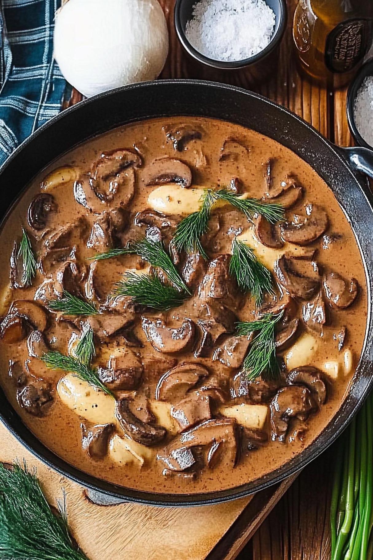 Russian Beef Stroganoff