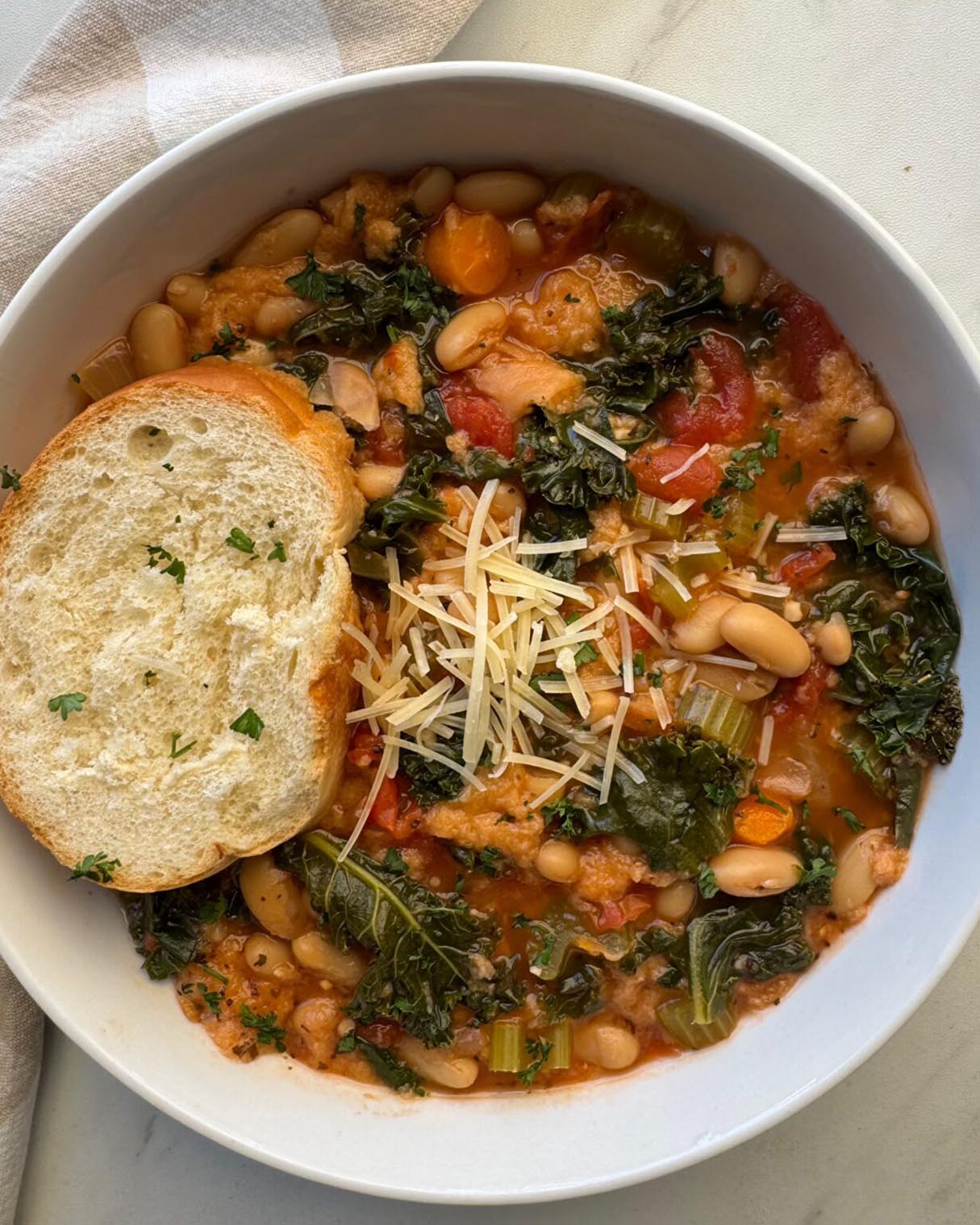 Slow Cooker Ribollita – One of the Best White Bean Soups!