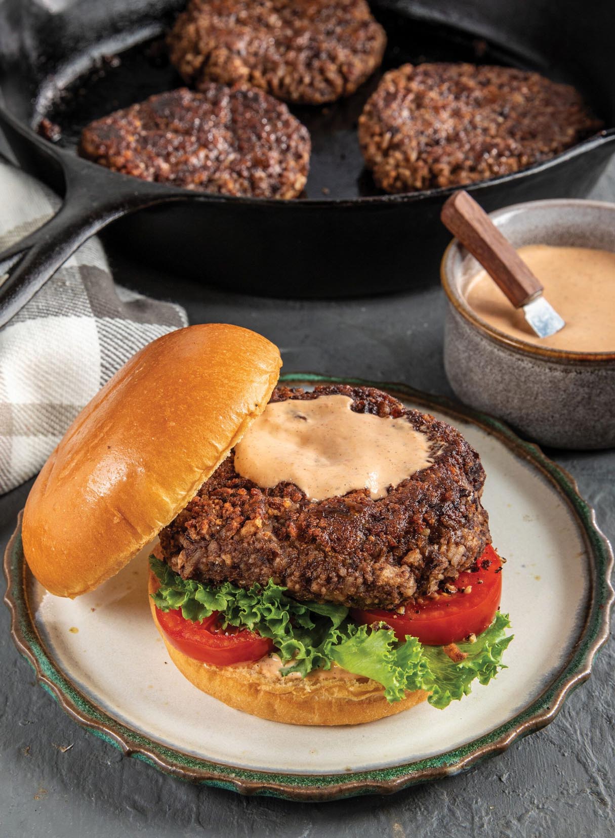 The Ultimate Bean & Mushroom Burger (Vegan + GF)