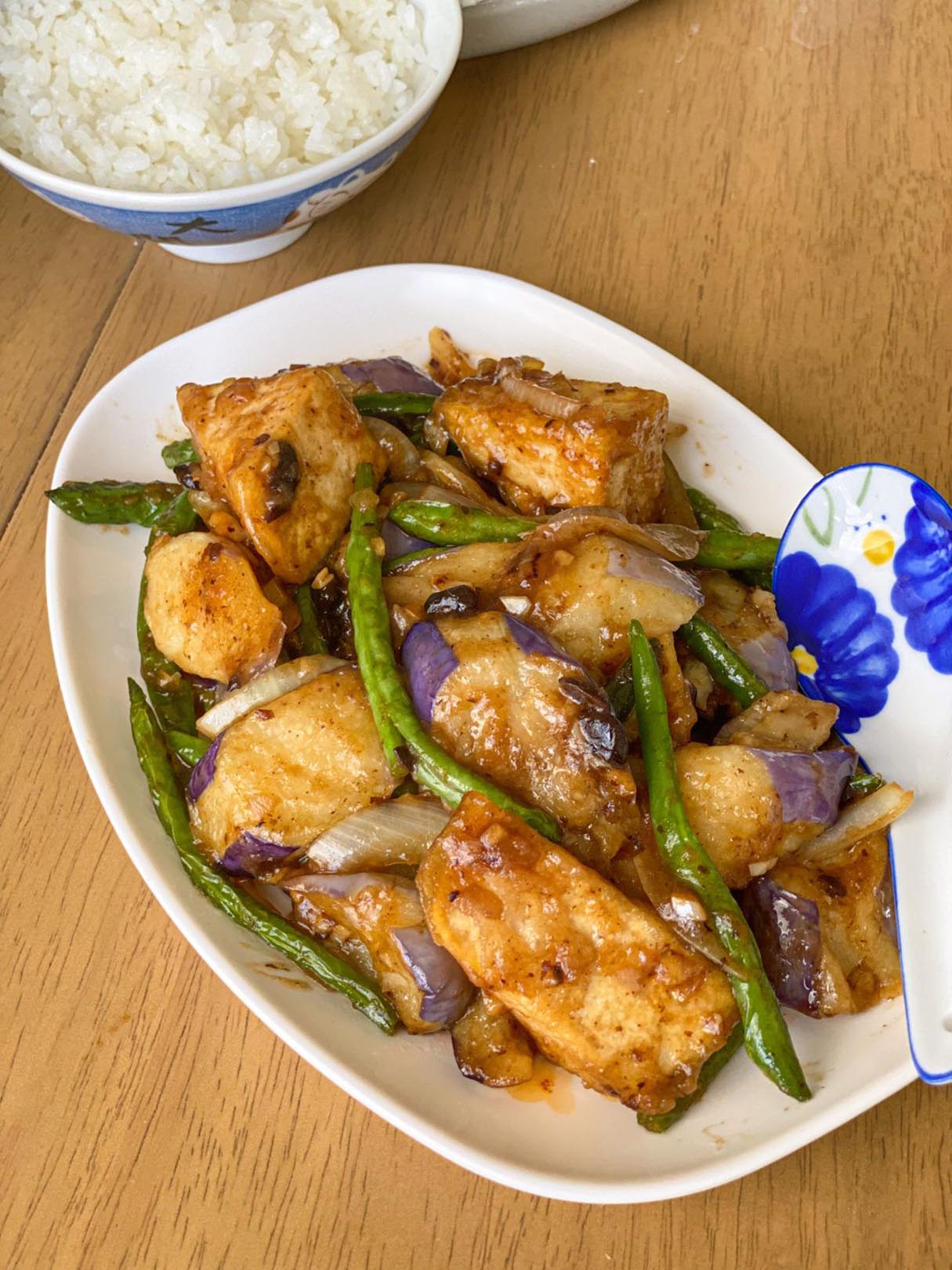 Tofu In Black Bean Sauce