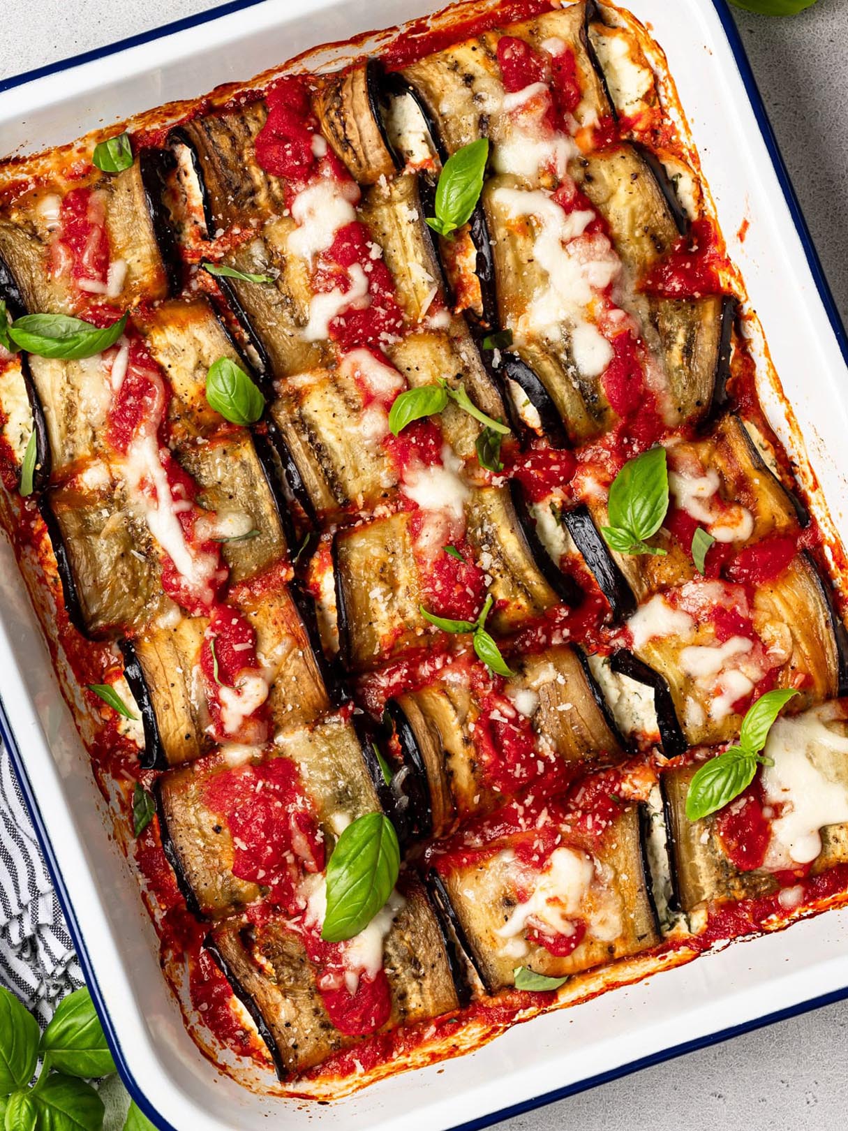 Vegan Eggplant Rollatini