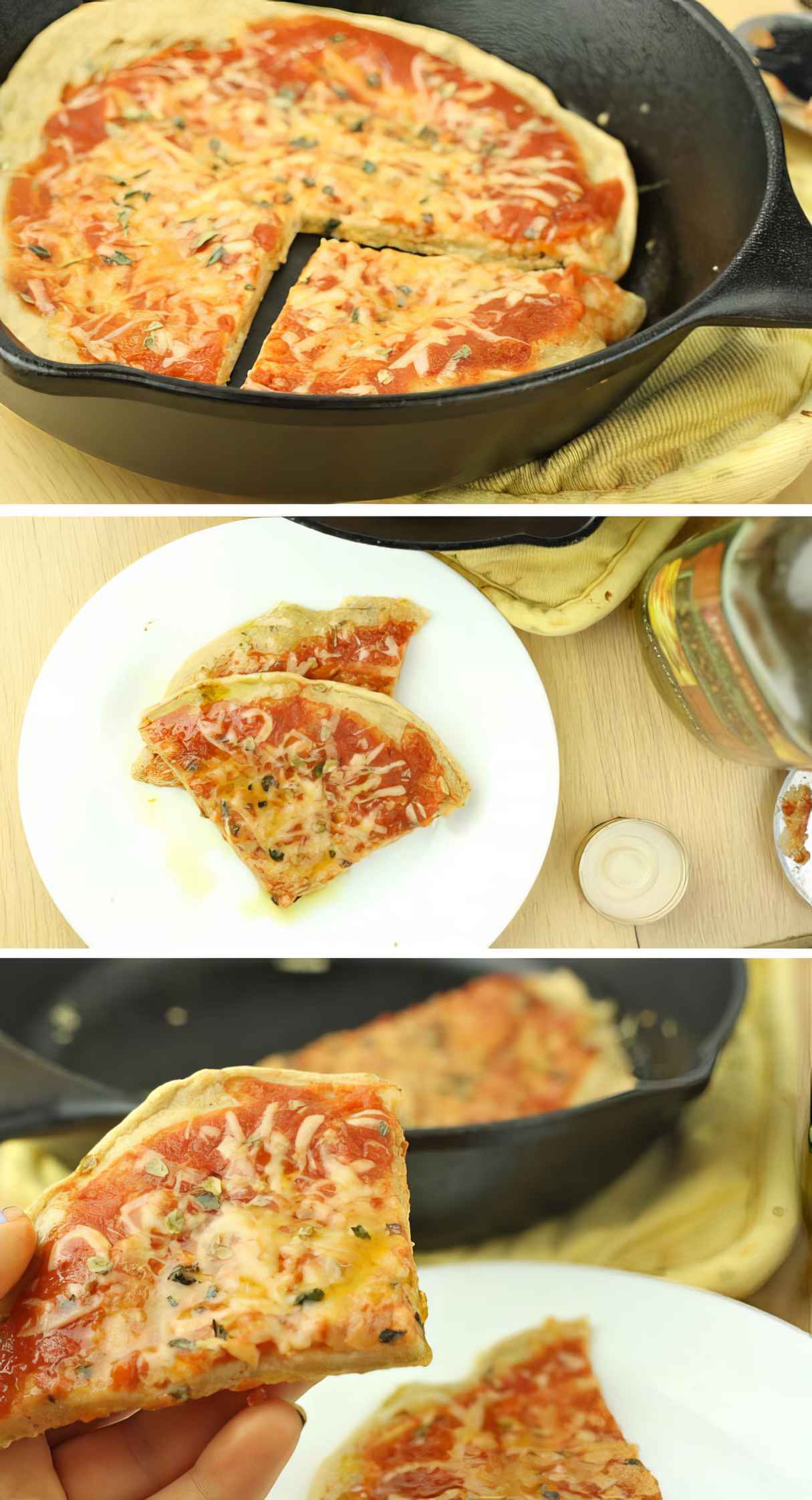 Vegan, Gluten Free, Paleo, and Low Carb Pan Pizza