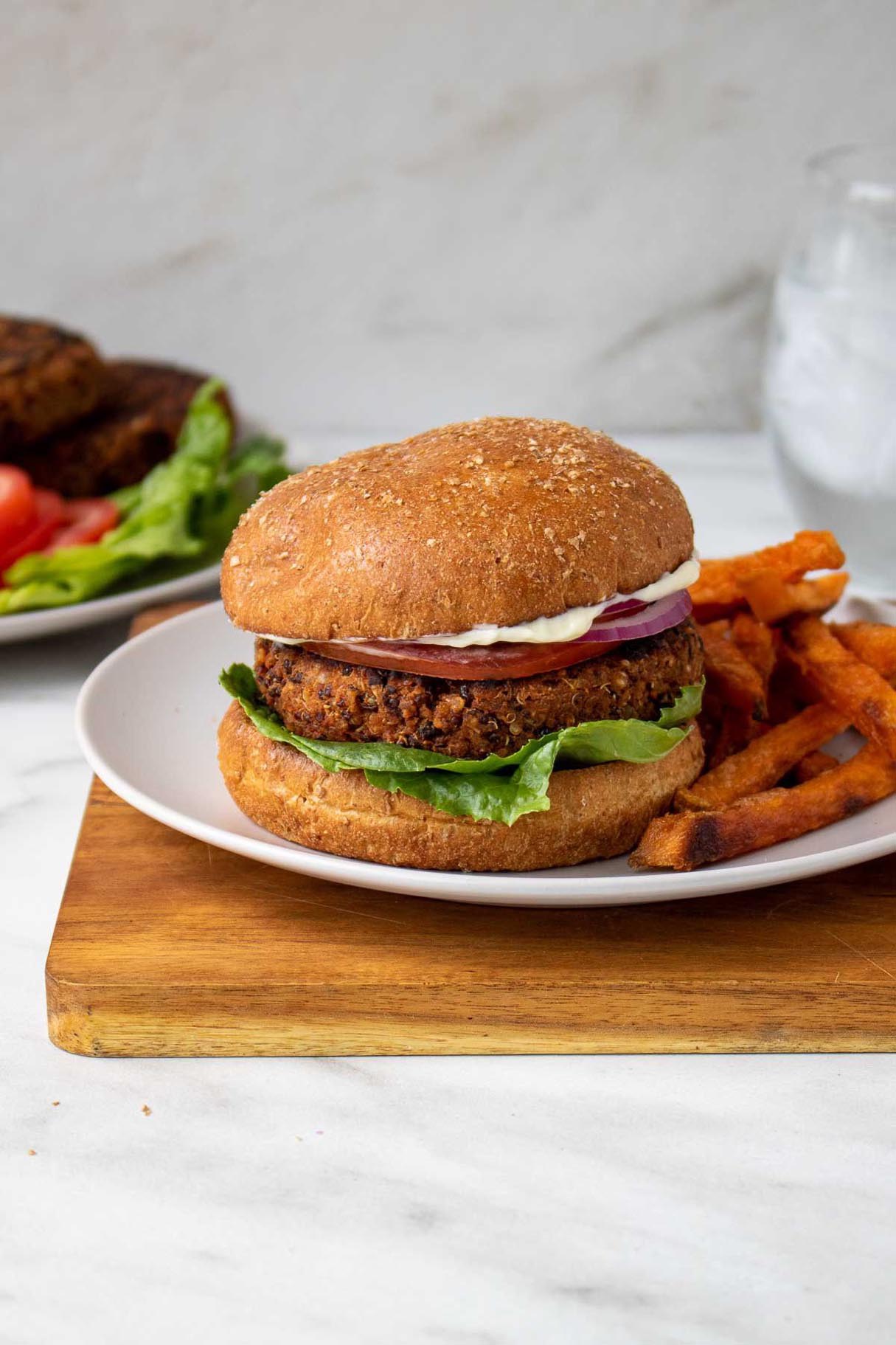 Vegetarian Quinoa Burger